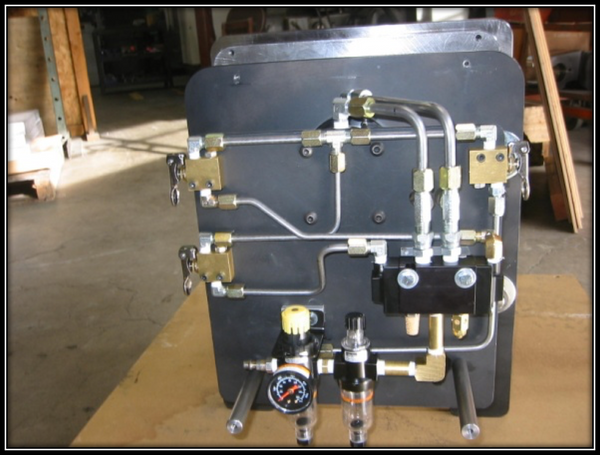 Babbitt Pouring Fixtures for Edger Guide Pads